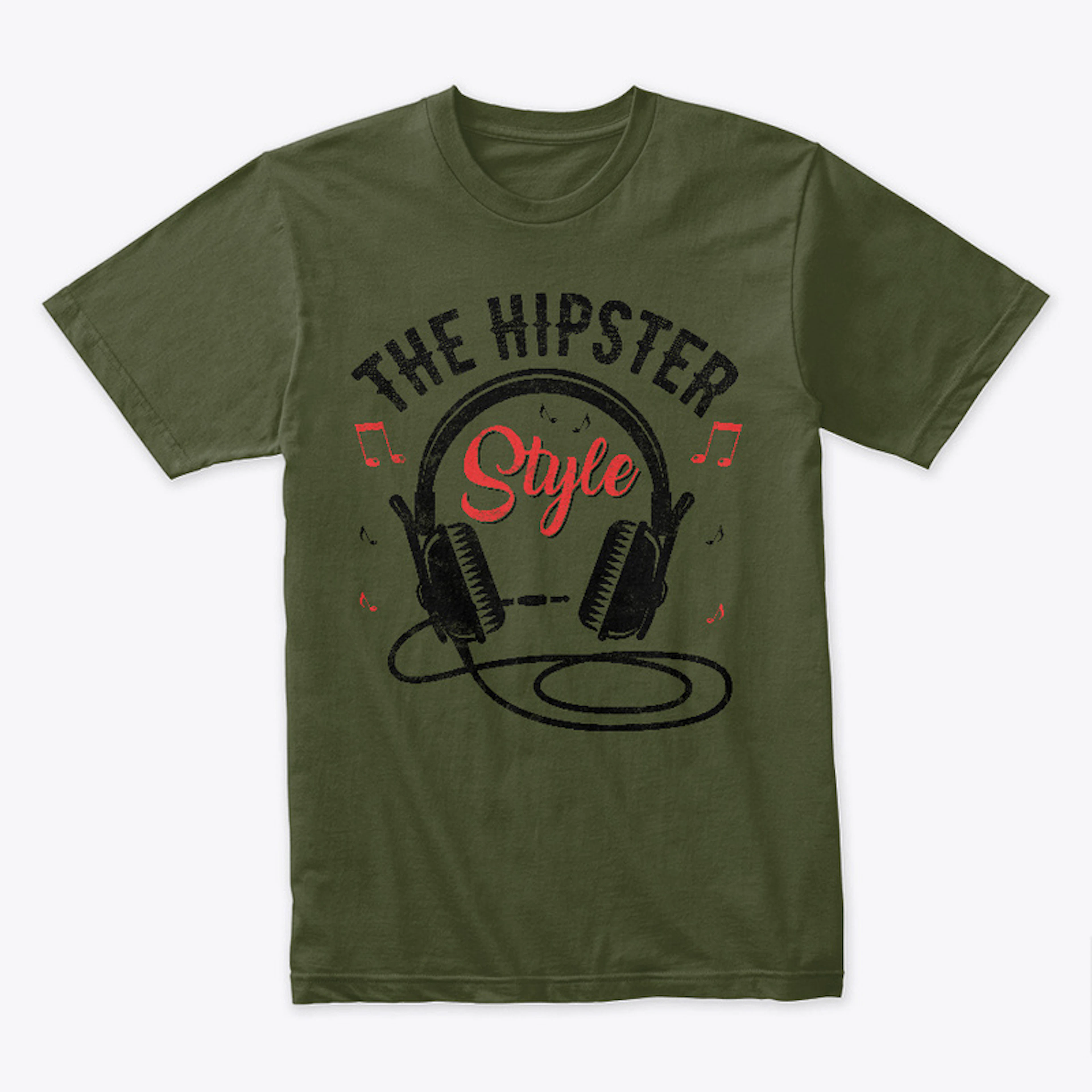 Men - The hipster style t-shirt