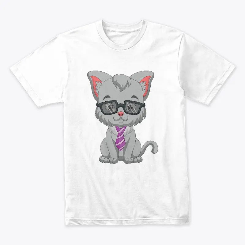 Men - HipsterCat t-shirt