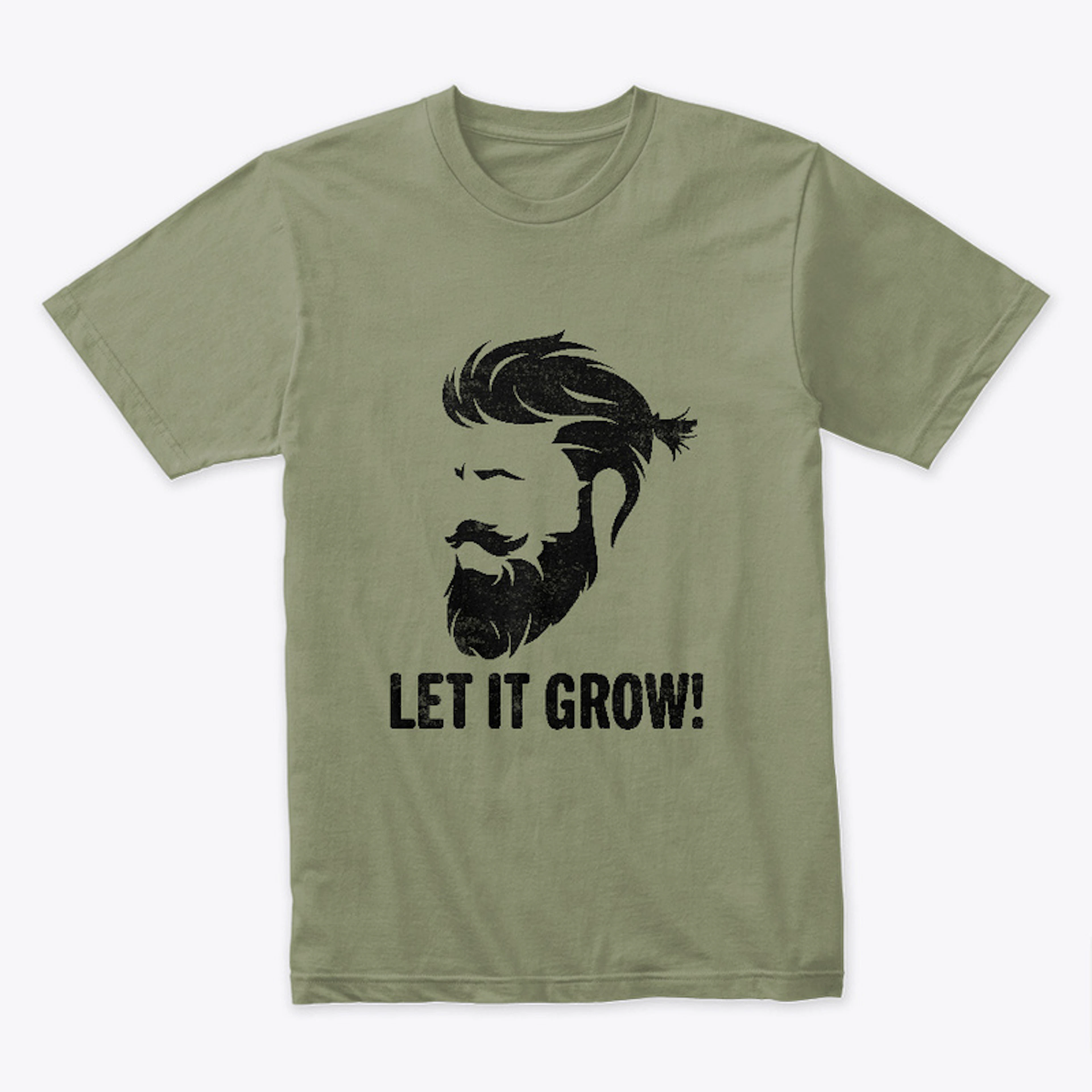 Men - Hipster let it grow t-Shirt