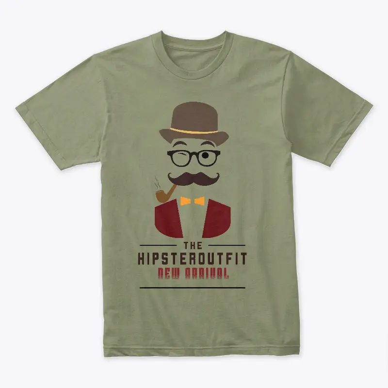 Men - Hipster Gentleman t-shirt